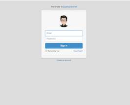 React js template and ui example jquery2dotnet Google Style Login