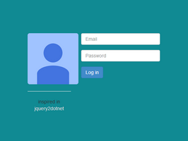 React js template and ui example Login form with css3 animation