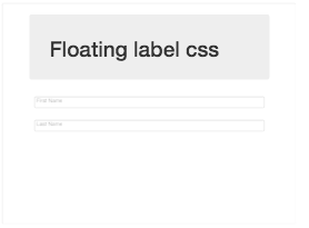 React js template and ui example Floating label css