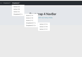 React js template and ui example  NavBar Menu Dropdowns